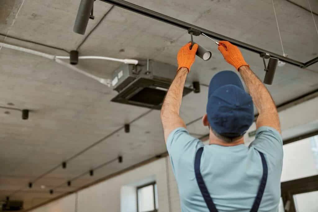 New Garage Door Opener Installation - Technican